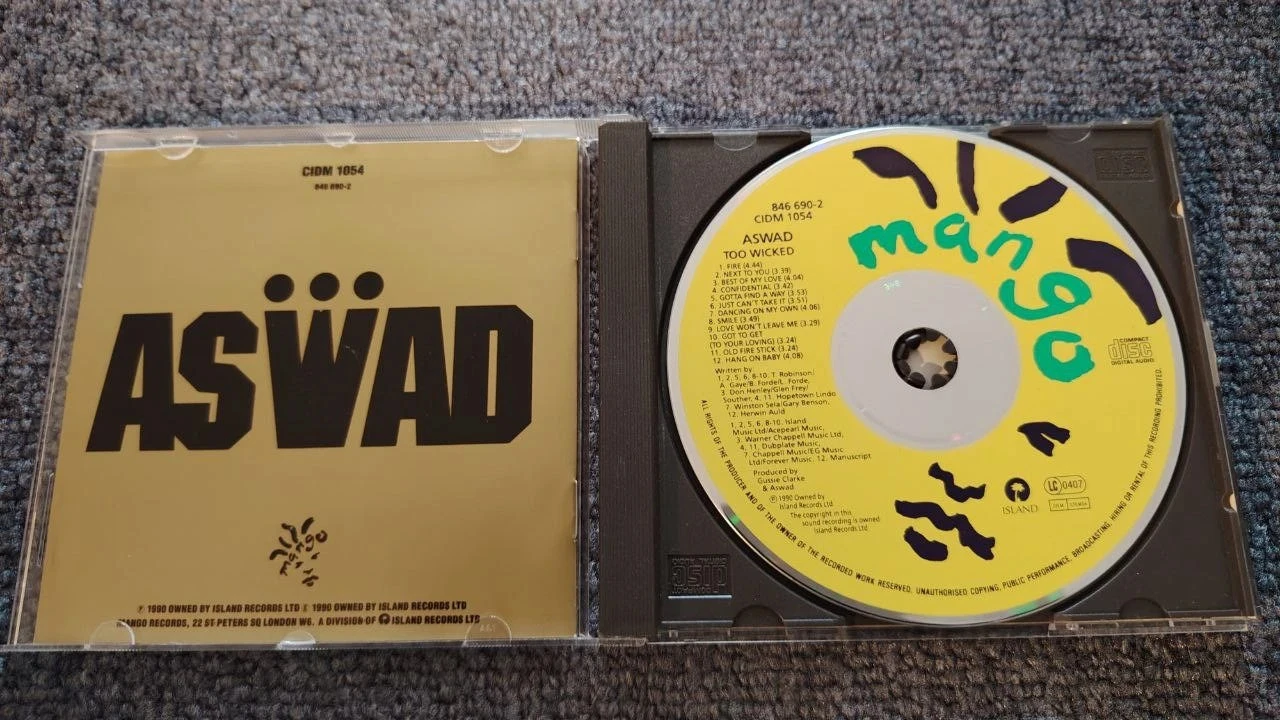 🔥 El CD culto de Aswad Too Wicked – 1990 reggae que faltaba en tu colección! 🎶 – photo 4